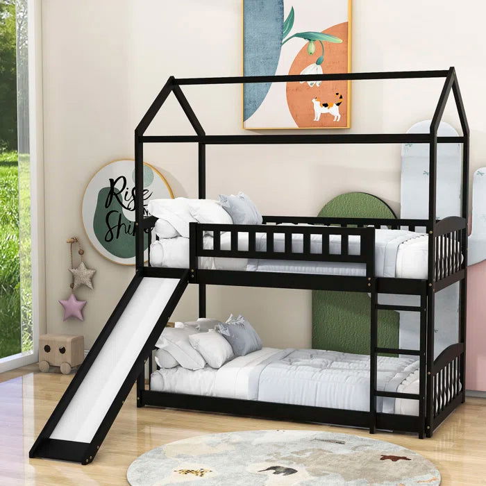 Siblings 2 Level Hut Iron Bunk Bed - Furnishiaa -  - 