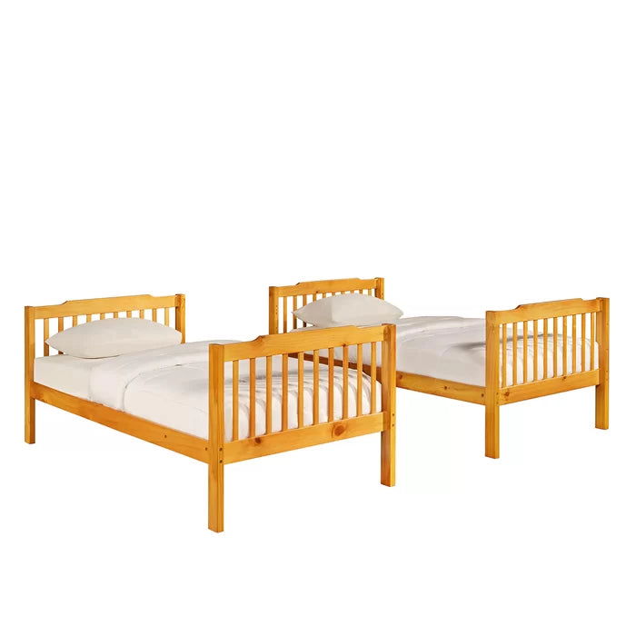 Siblings 2 Level Stylish Wooden Bunk Bed - Furnishiaa -  - 