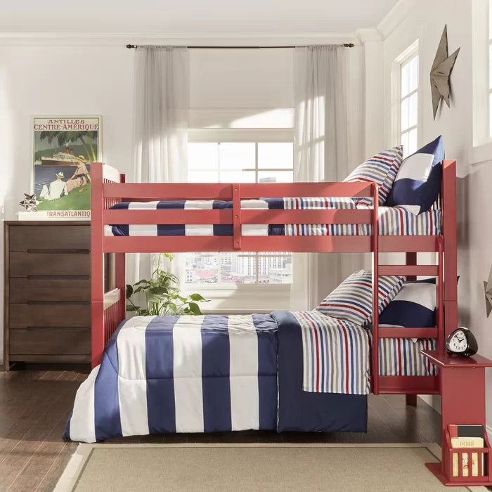 Siblings 2 Level Stylish Wooden Bunk Bed - Furnishiaa -  - 