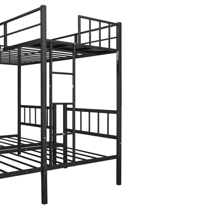 Siblings Convertible 3 in 1 Iron Bunk Bed - Furnishiaa -  - 