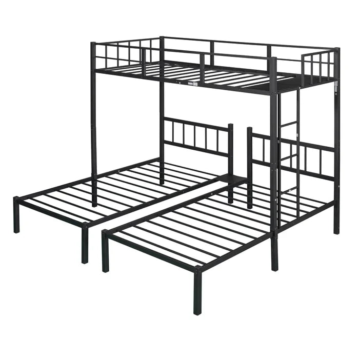 Siblings Convertible 3 in 1 Iron Bunk Bed - Furnishiaa -  - 