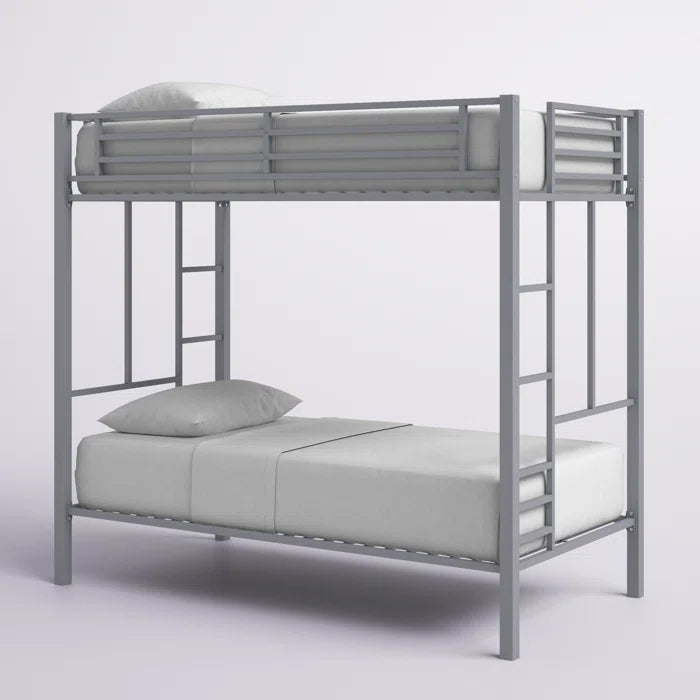 Siblings Two Level Minimal Iron Bunk Bed - Furnishiaa -  - 