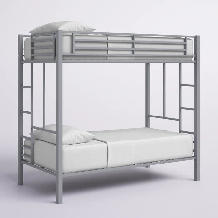 Siblings Two Level Minimal Iron Bunk Bed - Furnishiaa -  - 
