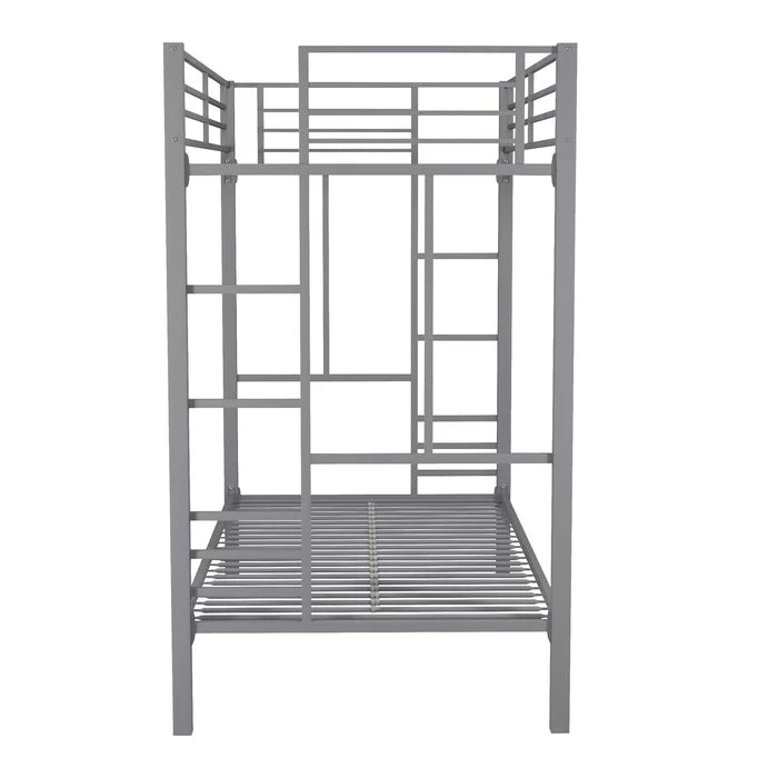 Siblings Two Level Minimal Iron Bunk Bed - Furnishiaa -  - 