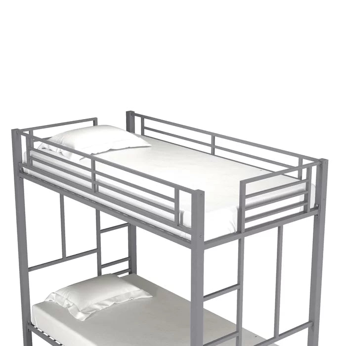 Siblings Two Level Minimal Iron Bunk Bed - Furnishiaa -  - 