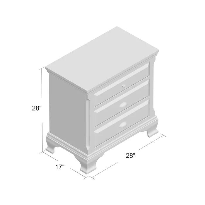 SimpleSide Classic Royal Bedside Table - Furnishiaa -  - 