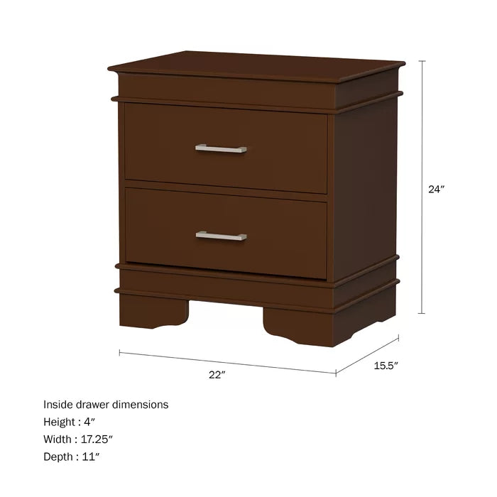SimpleSide Elegant Box Bedside Table - Furnishiaa -  - 