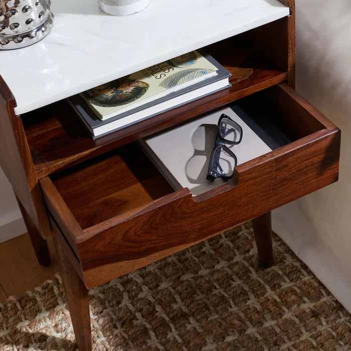SimpleSide Elevated Bedside Table - Furnishiaa -  - 