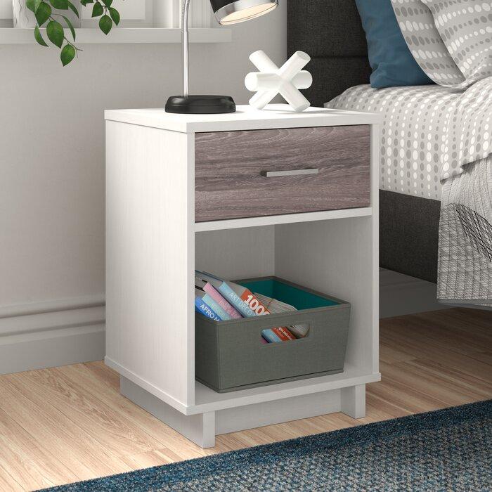 SimpleSide Minimal Design Bedside Table - Furnishiaa -  - 