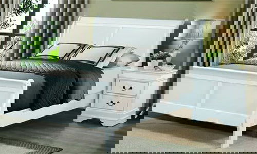 Simple Side French Style Bedside Table - Furnishiaa -  - 