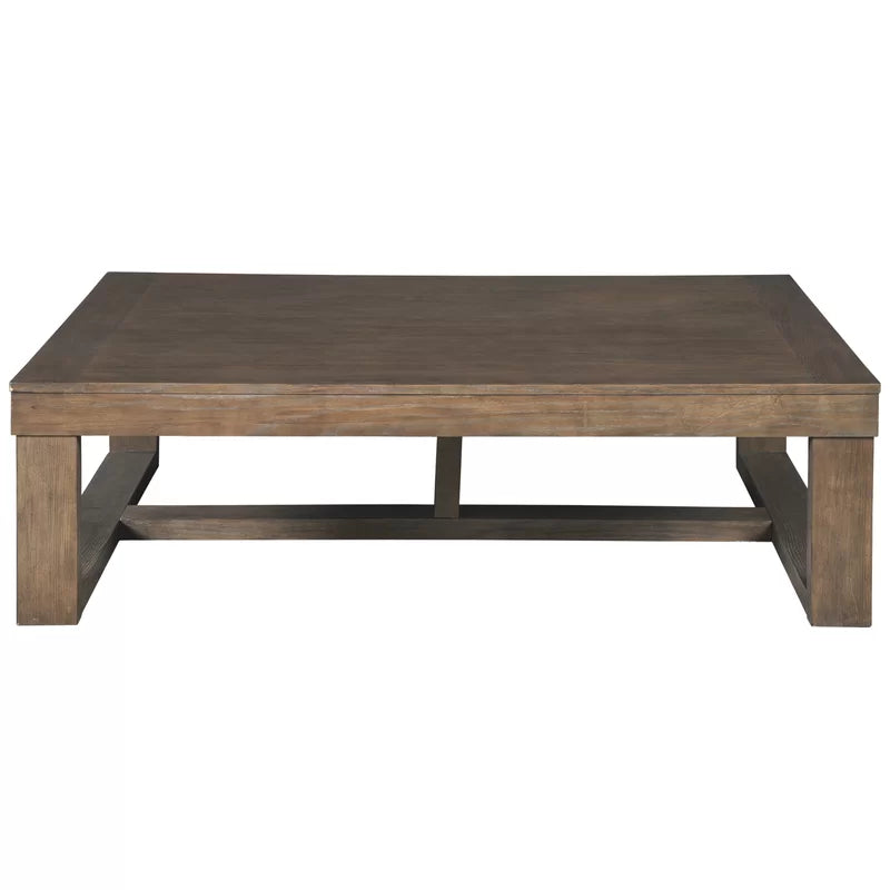 Simplistic Rectangular Sheesham Wood Solid Coffee Table - Furnishiaa -  - 