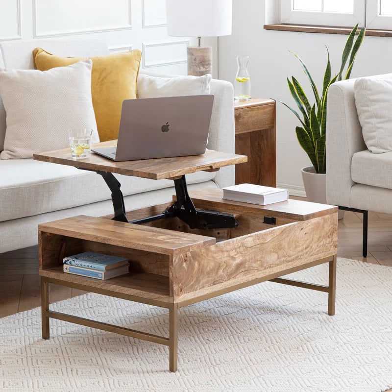 Simplistic Solid Wood Coffee Table - Furnishiaa -  - 