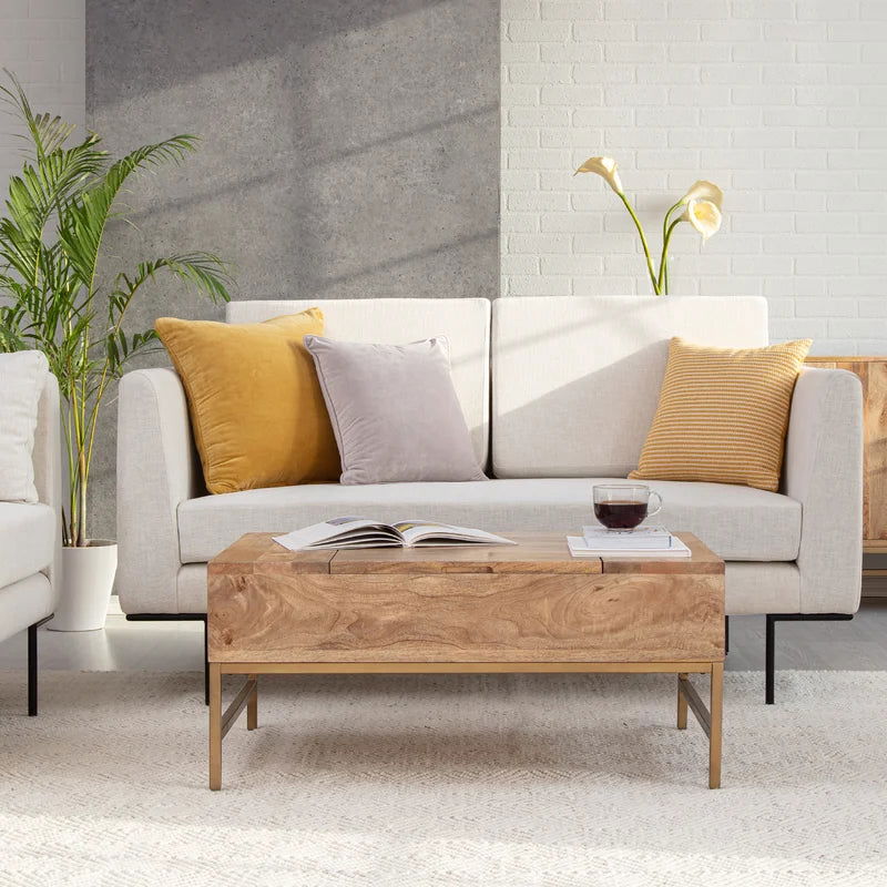 Simplistic Solid Wood Coffee Table - Furnishiaa -  - 