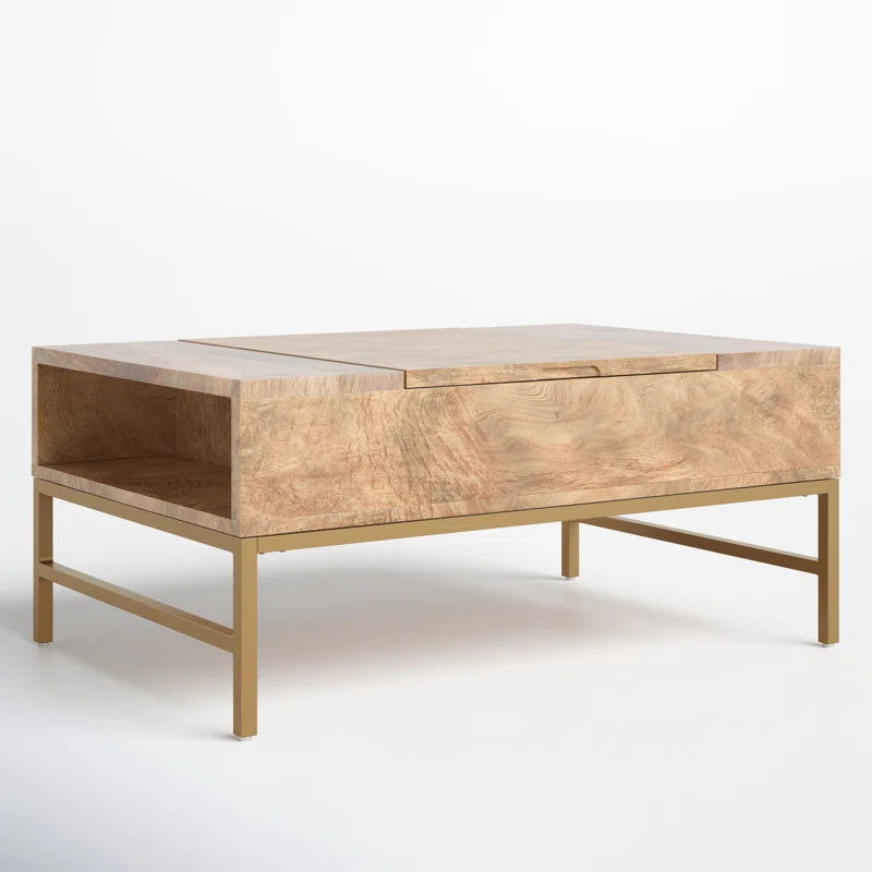 Simplistic Solid Wood Coffee Table - Furnishiaa -  - 