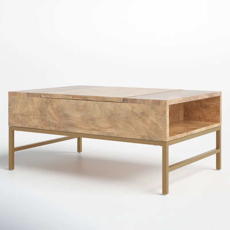 Simplistic Solid Wood Coffee Table - Furnishiaa -  - 