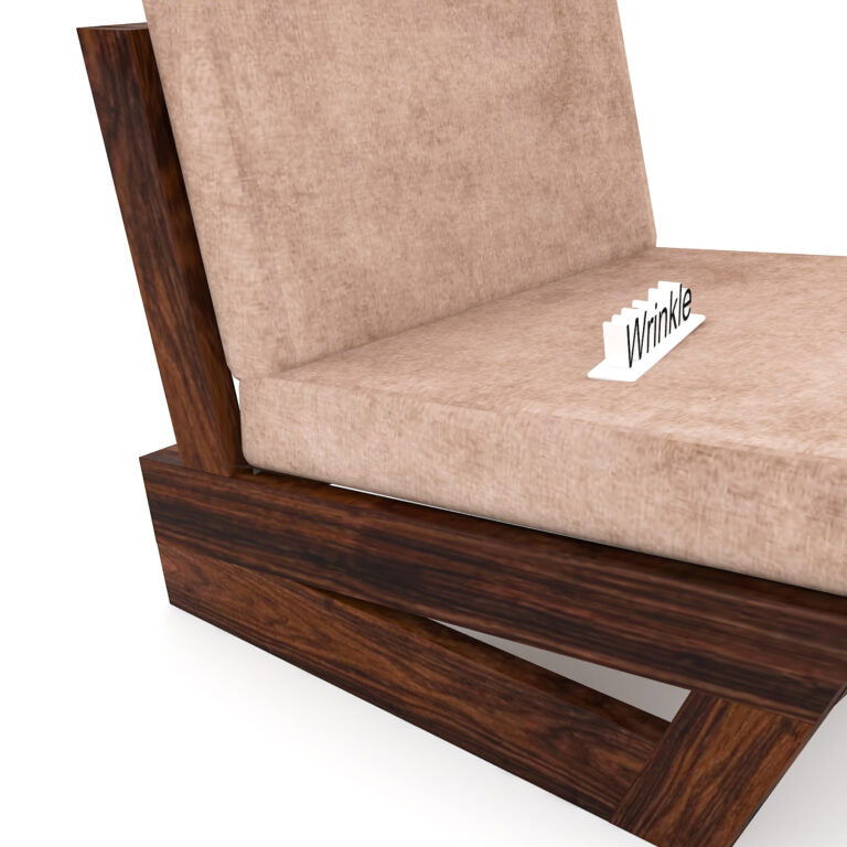 Single Seater Sofa Set Made With Solid Wood For Home - Furnishiaa -  - 