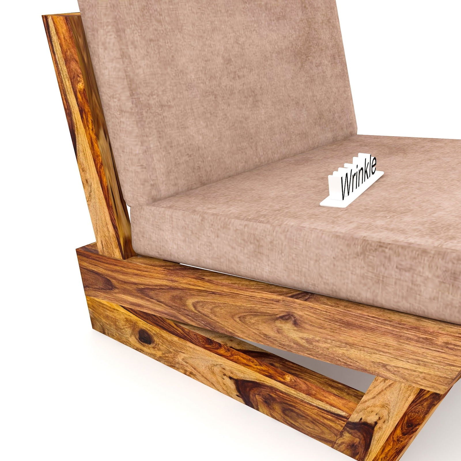 Single Seater Sofa Set Made With Solid Wood For Home - Furnishiaa -  - 