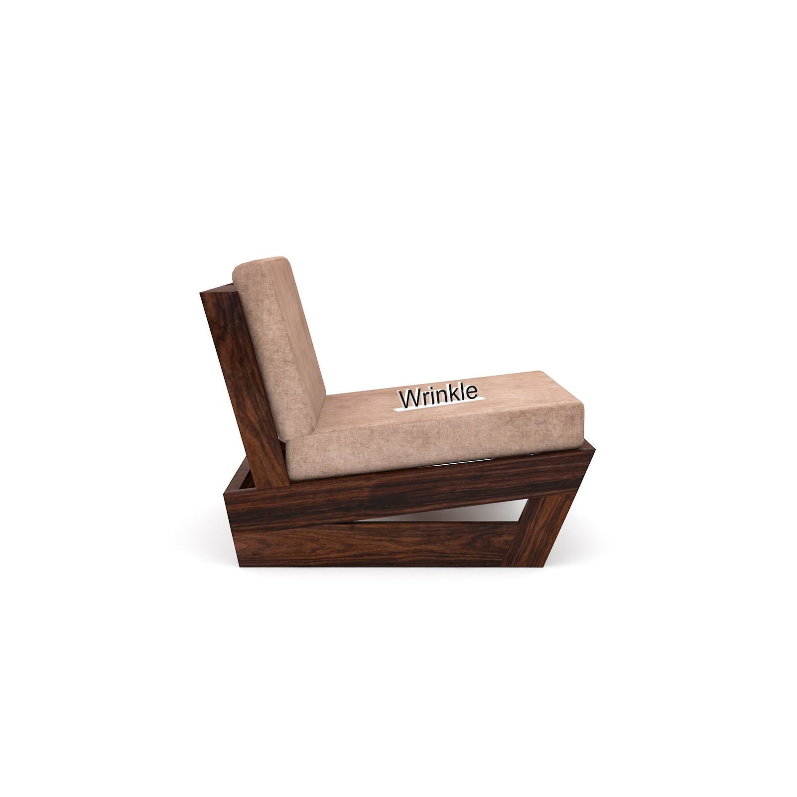 Single Seater Sofa Set Made With Solid Wood For Home - Furnishiaa -  - 