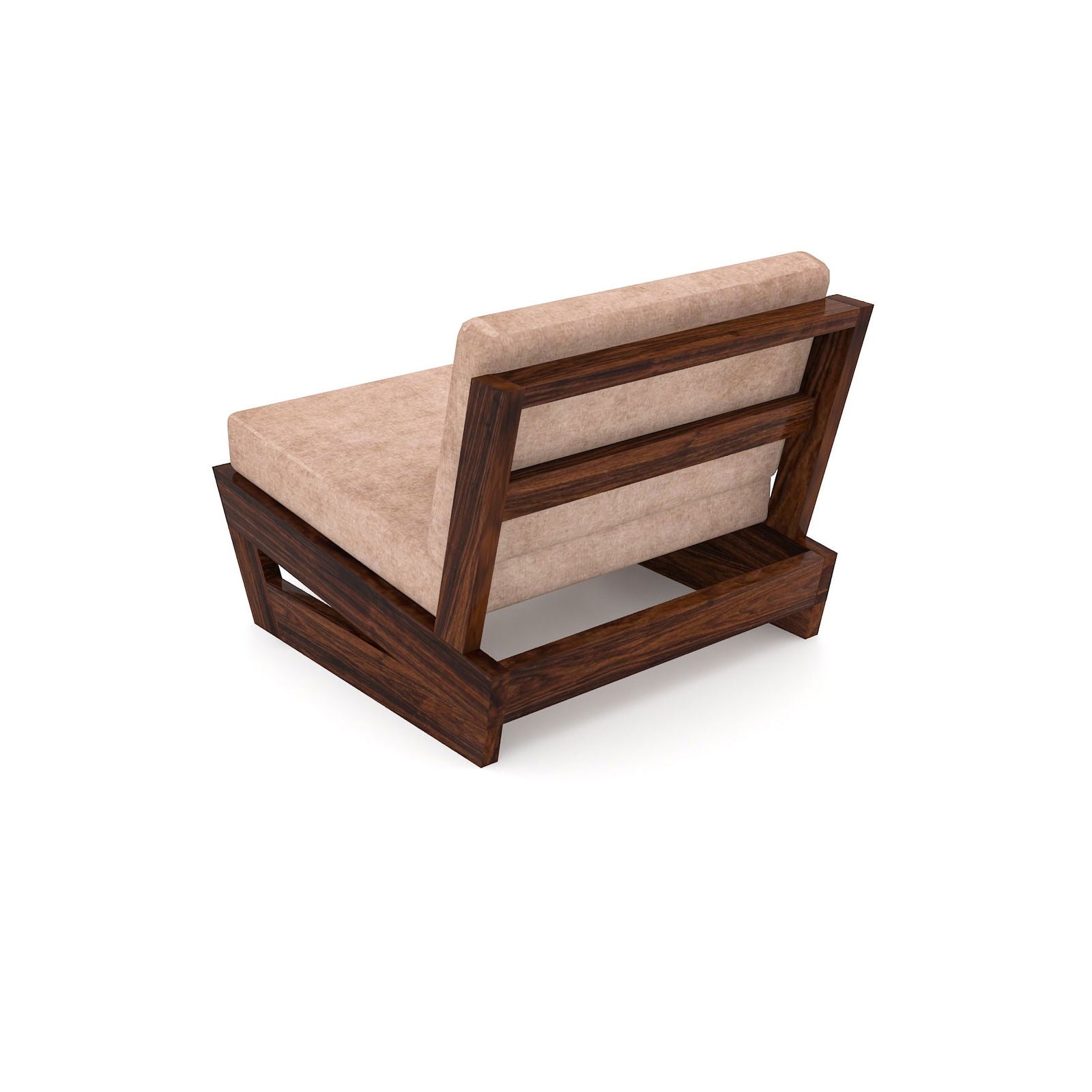 Single Seater Sofa Set Made With Solid Wood For Home - Furnishiaa -  - 