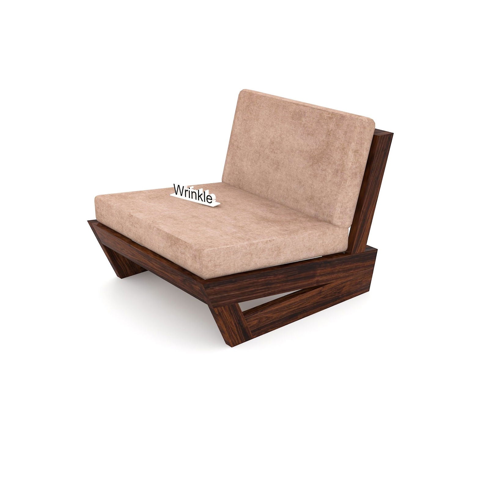 Single Seater Sofa Set Made With Solid Wood For Home - Furnishiaa -  - 