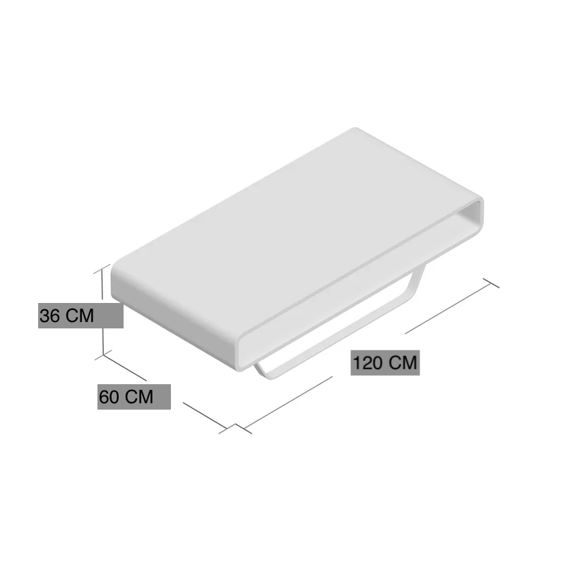 Solid Centre Wooden Coffee Table Made For Living Room - Furnishiaa -  - 