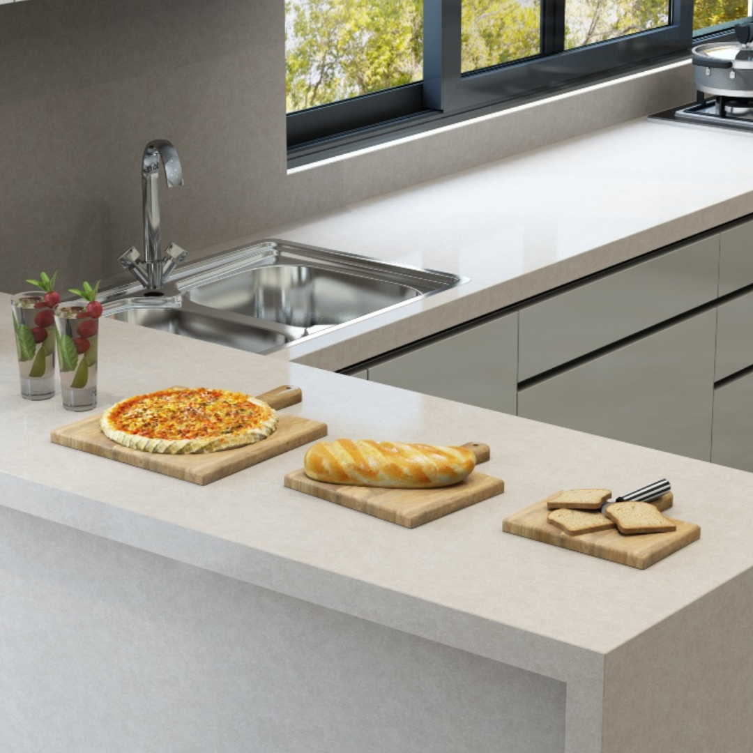 Solid Mango Wood Set of 3 Chopping Board - Furnishiaa -  - 