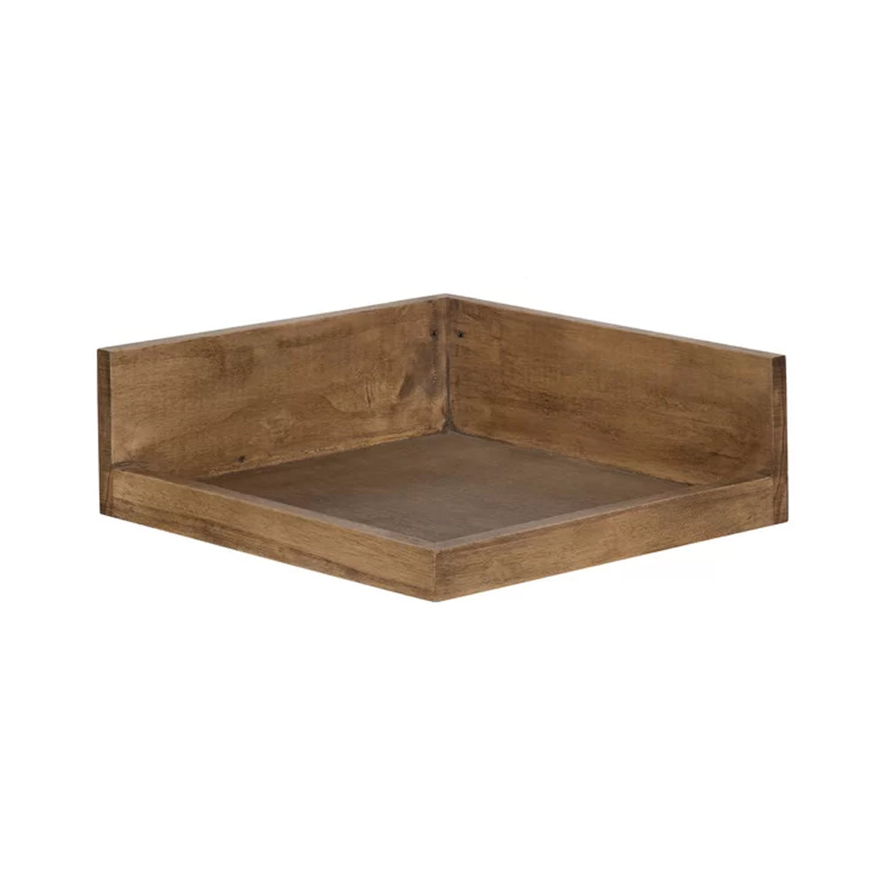 Solid Sheesham Wood 3 Piece Wall Shelf - Furnishiaa -  - 