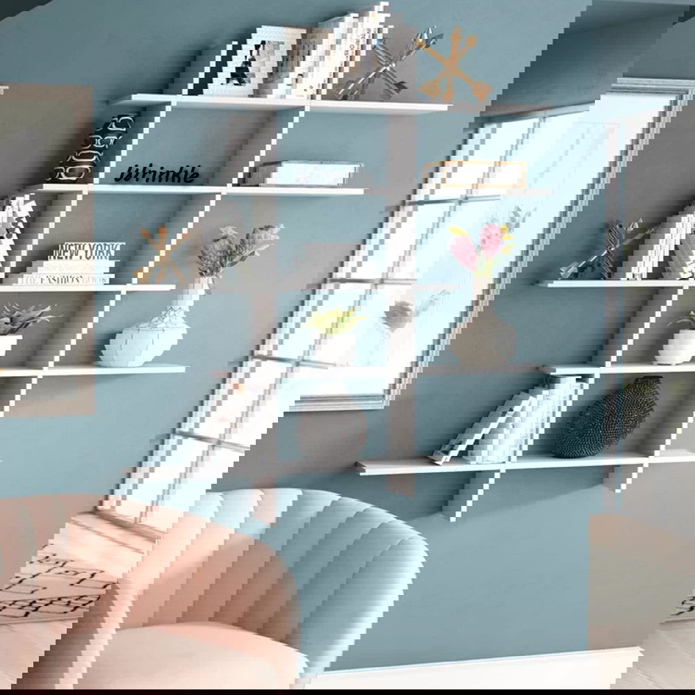 Solid Sheesham Wood 5 Piece Accent Shelf - Furnishiaa -  - 