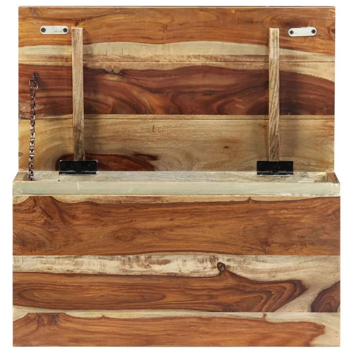 Solid Sheesham Wood Accent Trunk Doubles As Coffee Table - Furnishiaa -  - 