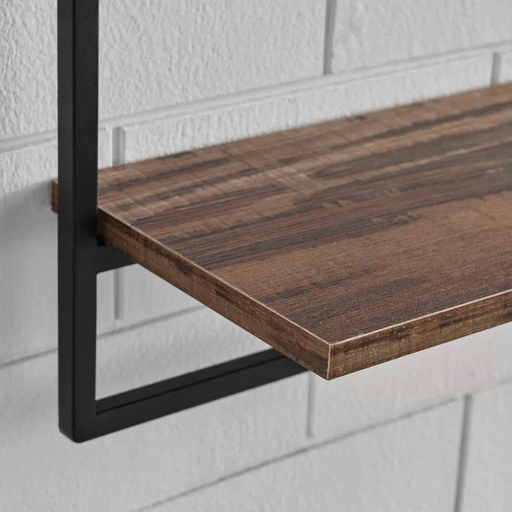 Solid Sheesham Wood And Metal 4 Piece Accent Shelf - Furnishiaa -  - 