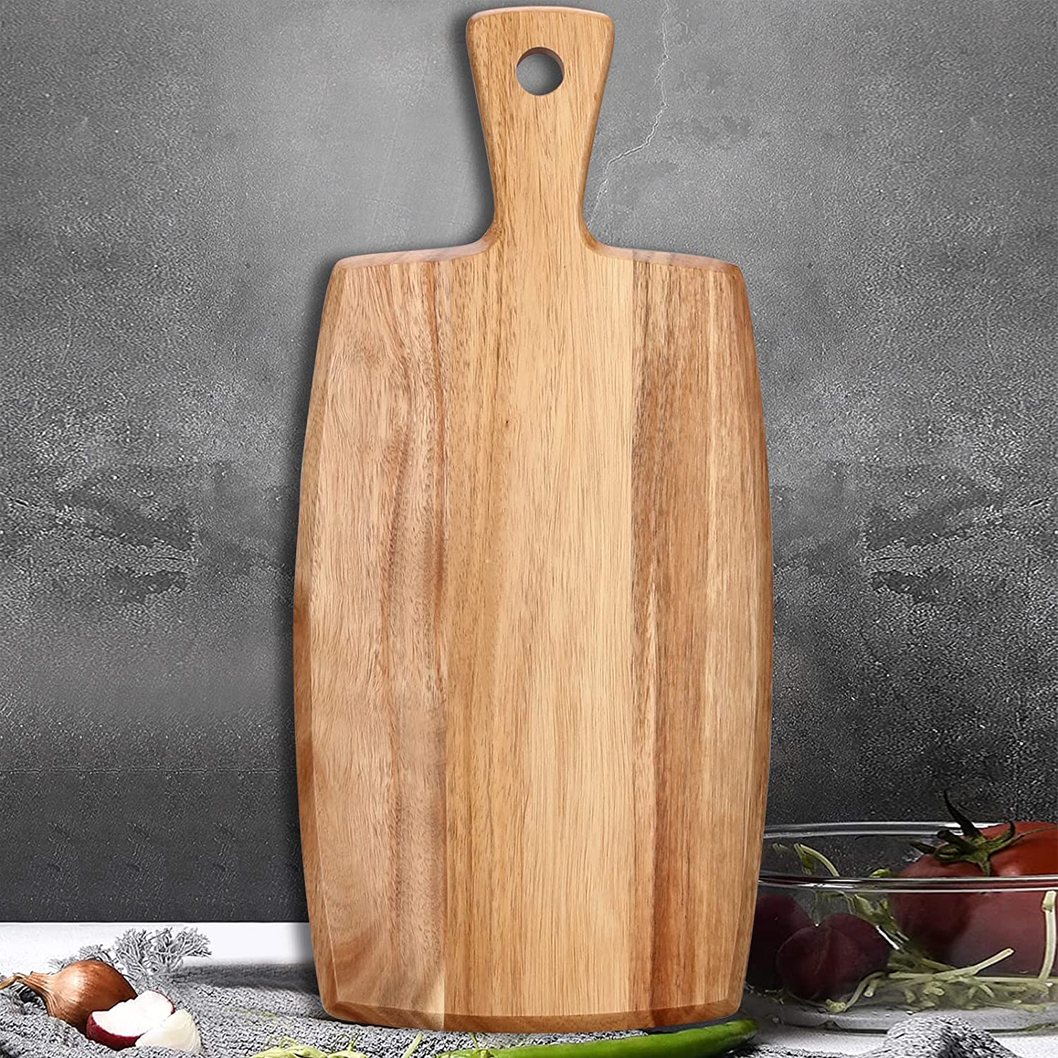 Solid Sheesham Wood Charcuterie Board For Kitchen - Furnishiaa -  - 