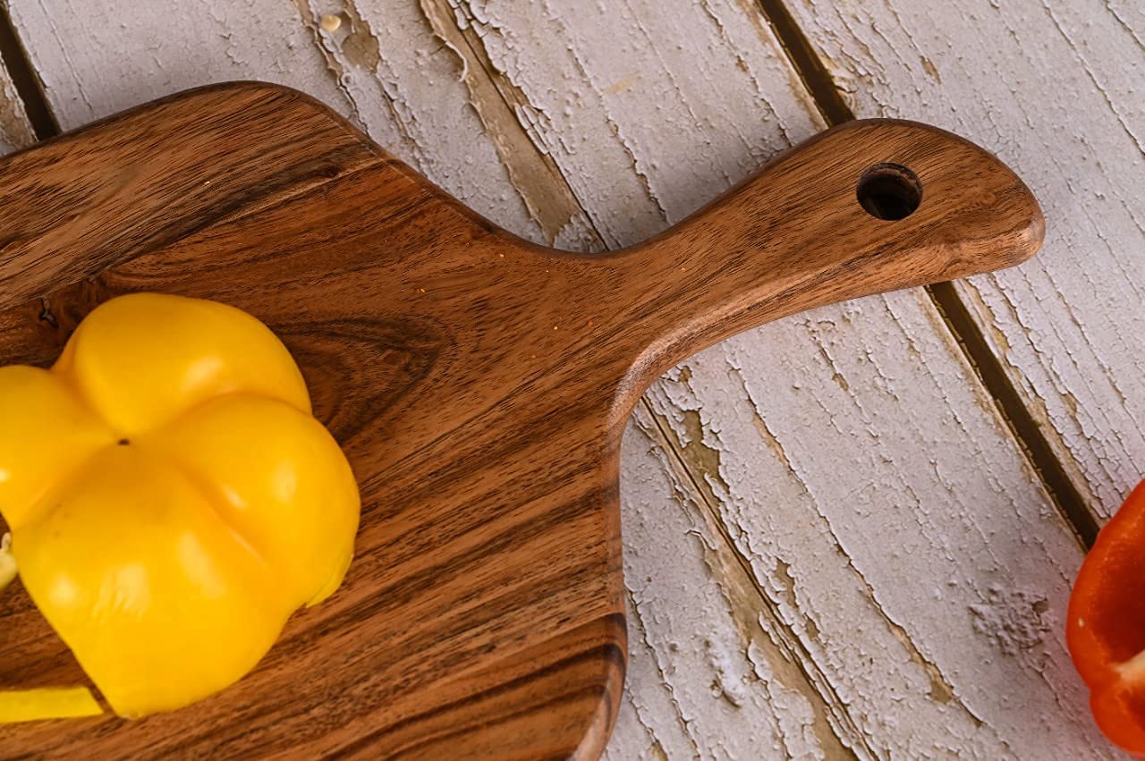 Solid Sheesham Wood Charcuterie Board for Kitchen - Furnishiaa -  - 