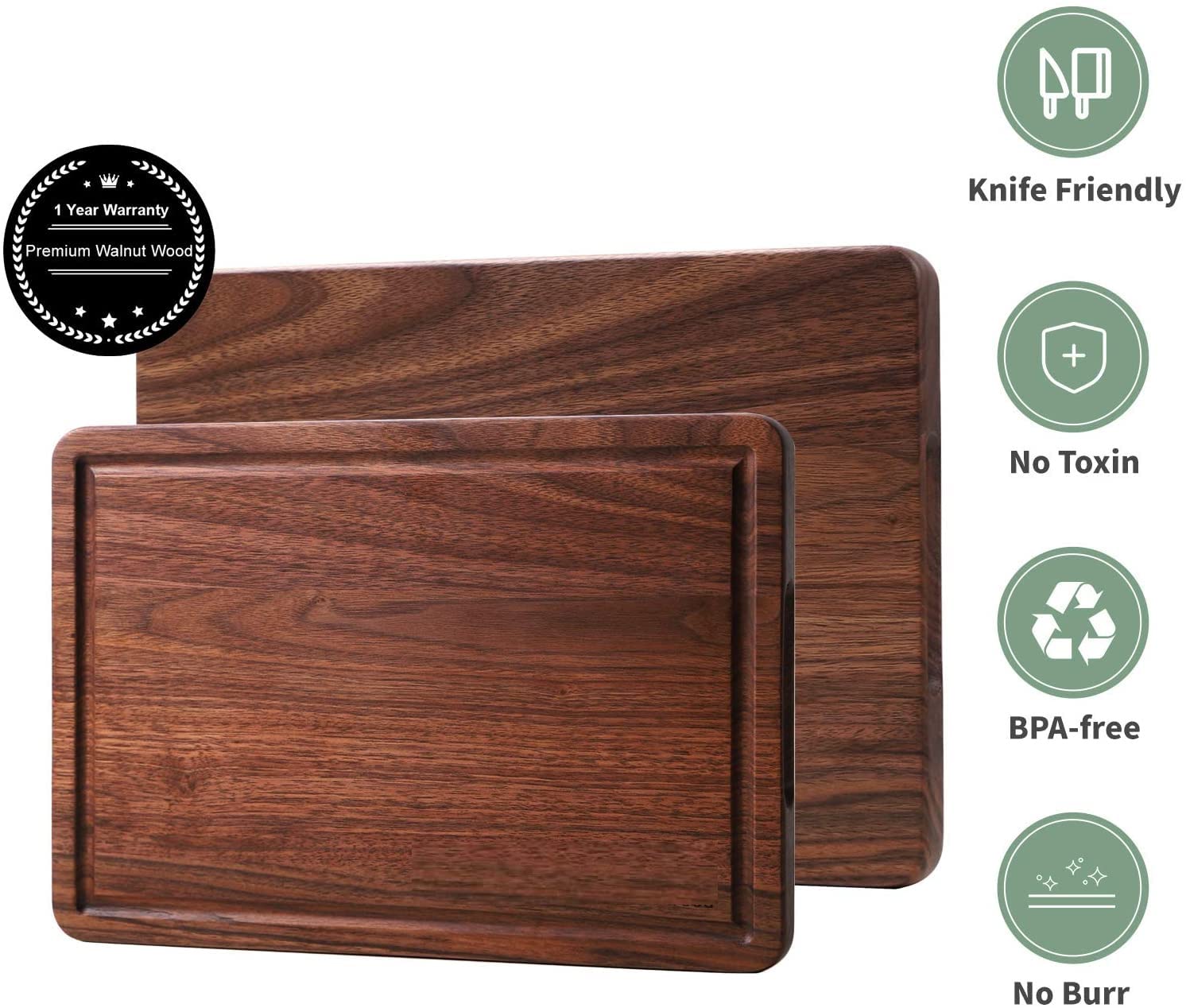 Solid Sheesham Wood Chopping Board For Kitchen - Furnishiaa -  - 