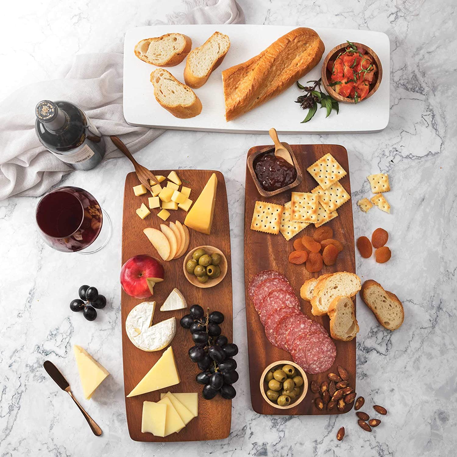 Solid Sheesham Wood Chopping Board For Kitchen - Furnishiaa -  - 