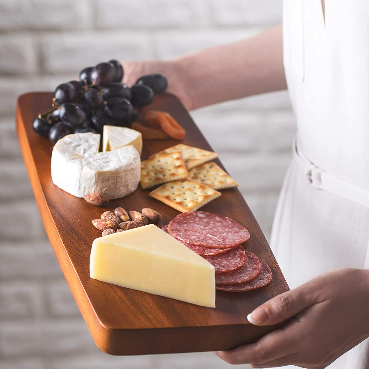 Solid Sheesham Wood Chopping Board For Kitchen - Furnishiaa -  - 