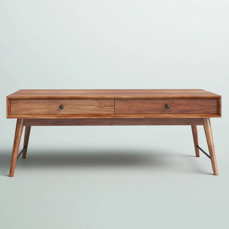 Solid Sheesham Wood Coffee Table For Living Room - Furnishiaa -  - 