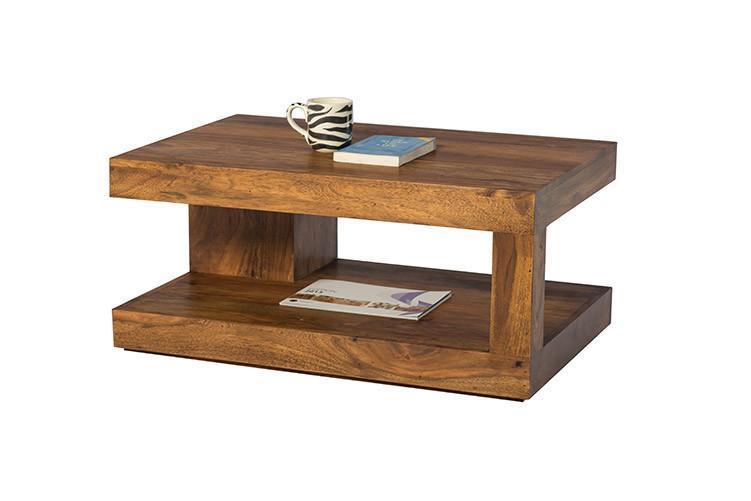 Solid Sheesham Wood Coffee Table for living room - Furnishiaa -  - 