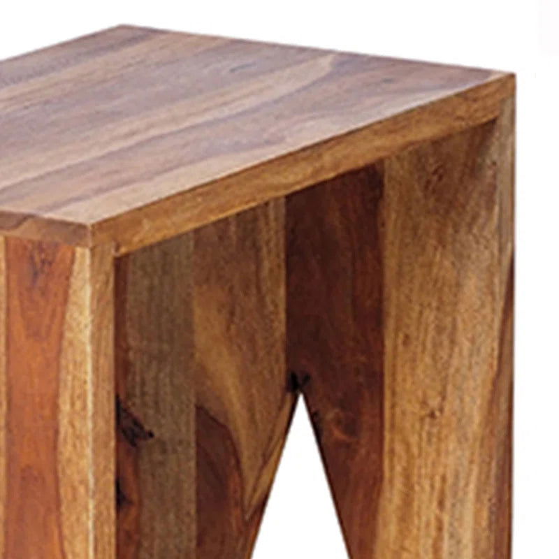 Solid Sheesham Wood Nesting Table - Furnishiaa -  - 