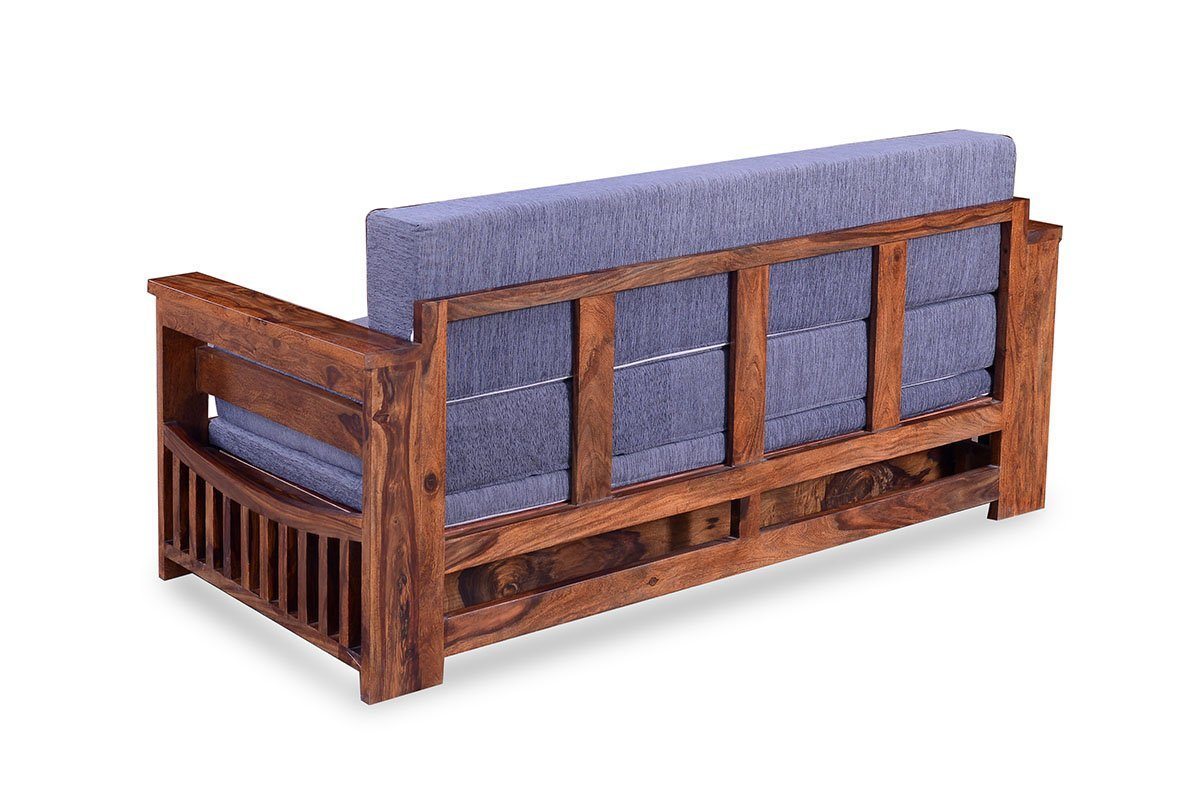Solid Sheesham Wood Sofa cum Bed - Furnishiaa -  - 
