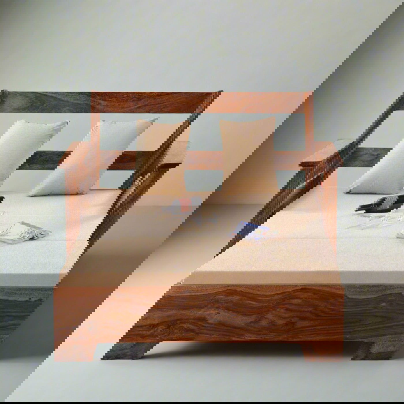 Solid Sheesham Wood Sofa cum Bed - Furnishiaa -  - 