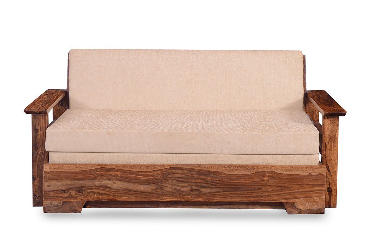 Solid Sheesham Wood Sofa cum Bed - Furnishiaa -  - 