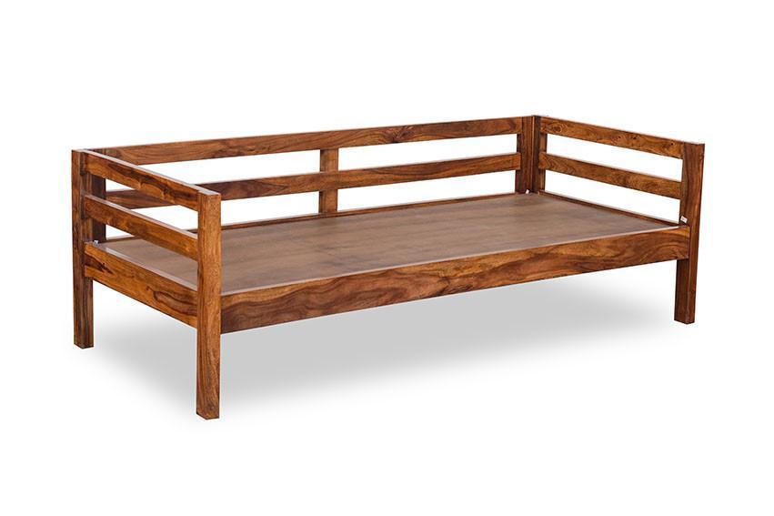 Solid Sheesham Wood Sofa cum Bed - Furnishiaa -  - 