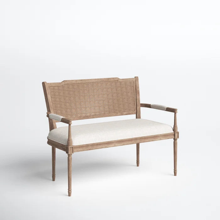 Solid Sheesham Wood Square Arm Settee - Furnishiaa -  - 