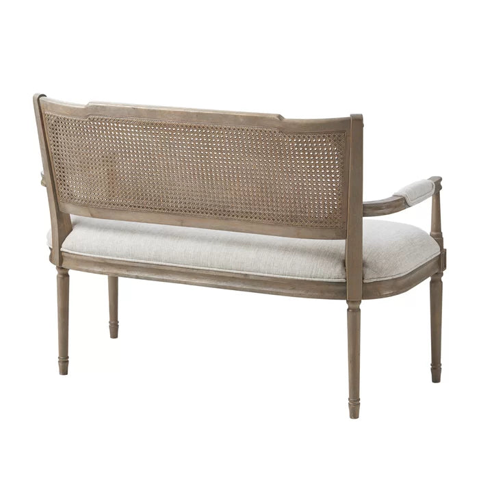 Solid Sheesham Wood Square Arm Settee - Furnishiaa -  - 