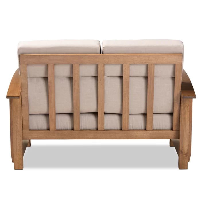 Solid Sheesham Wood Square Arm Sofa - Furnishiaa -  - 