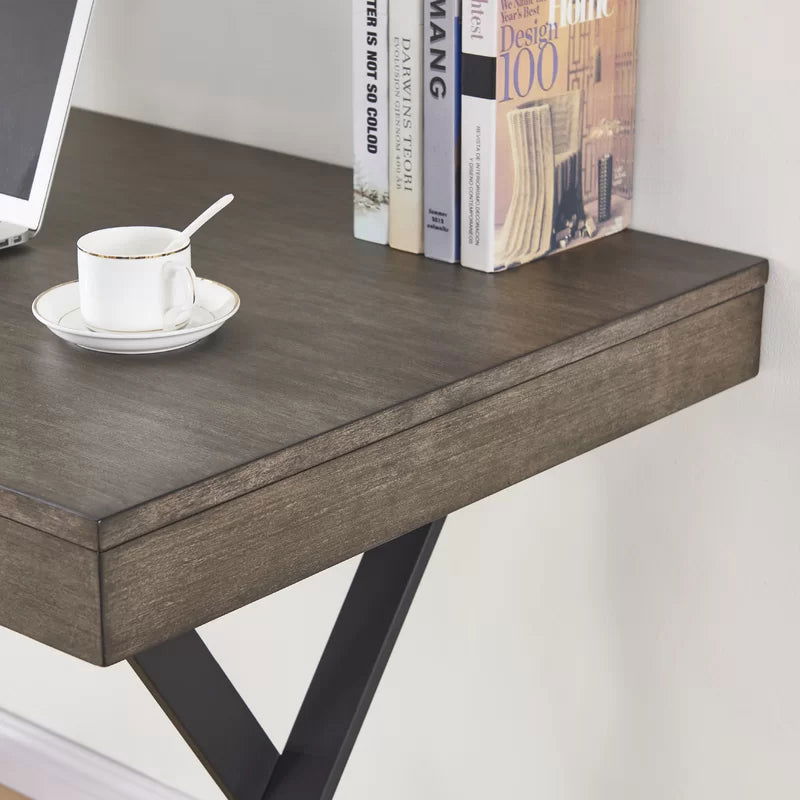 Solid Sheesham Wood Study Table Computer Table Grey - Furnishiaa -  - 