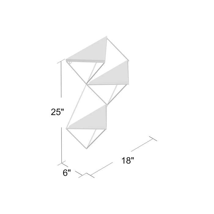 Solid Sheesham Wood Three Step Wood Wall Shelf - Furnishiaa -  - 