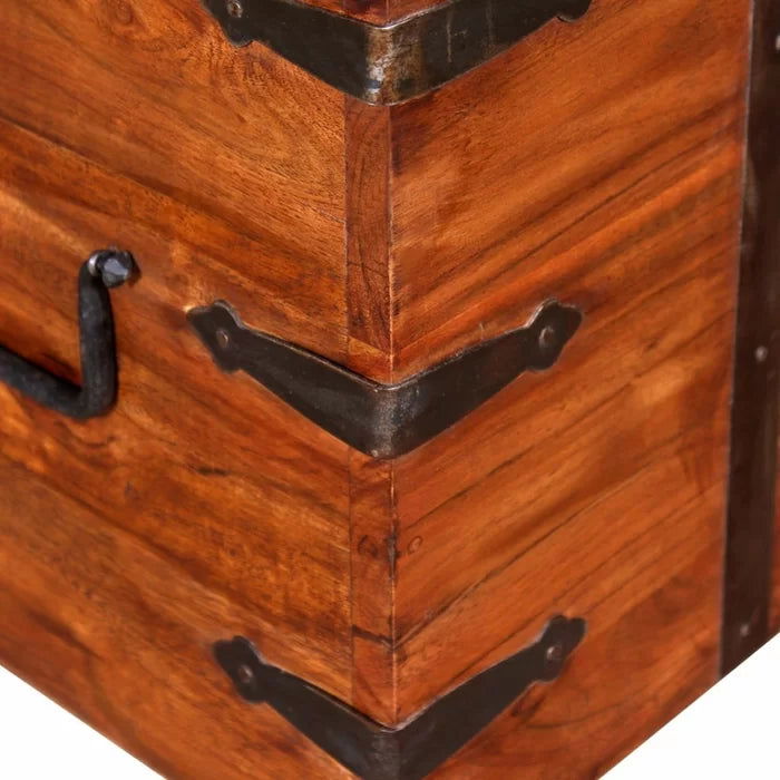 Solid Sheesham Wood Trunk Doubles As Coffee Table - Furnishiaa -  - 