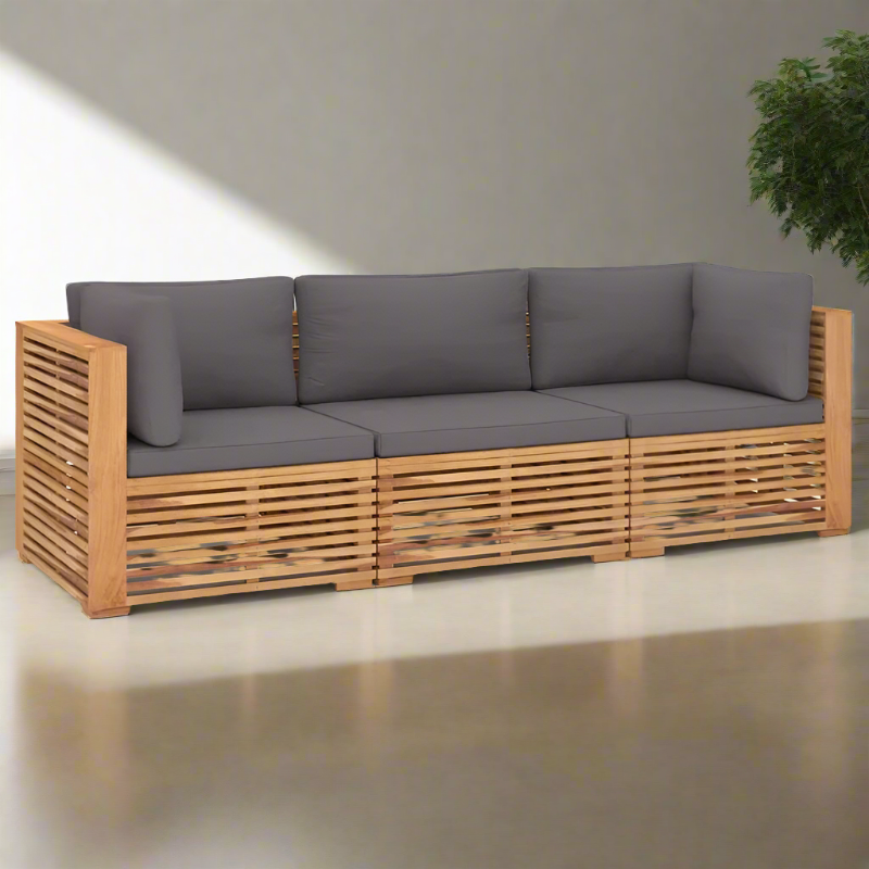 Solid Sheesham Wood Unique Design Sofa - Furnishiaa -  - 