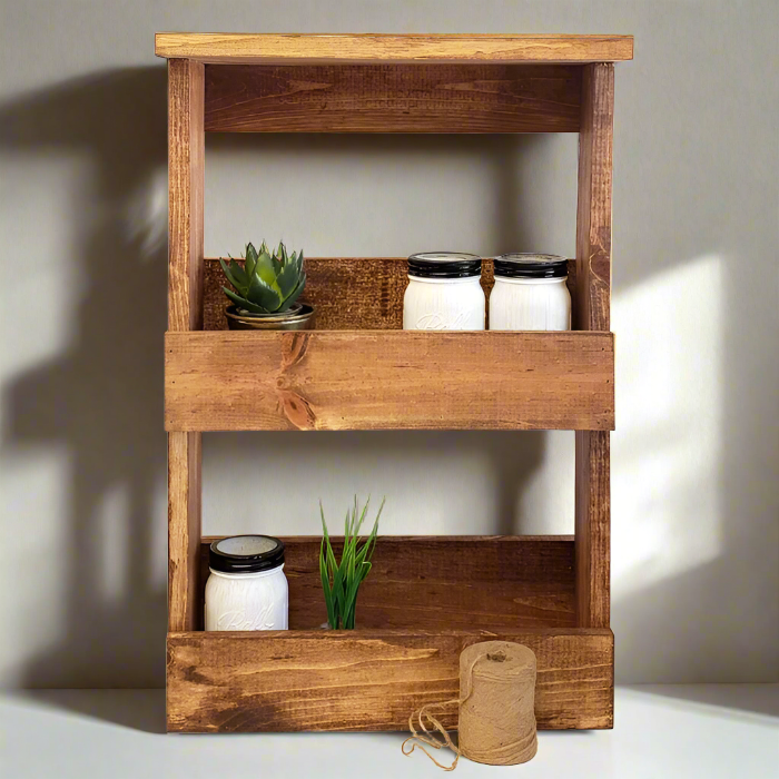 Solid Sheesham Wood Wall Shelf - Furnishiaa -  - 